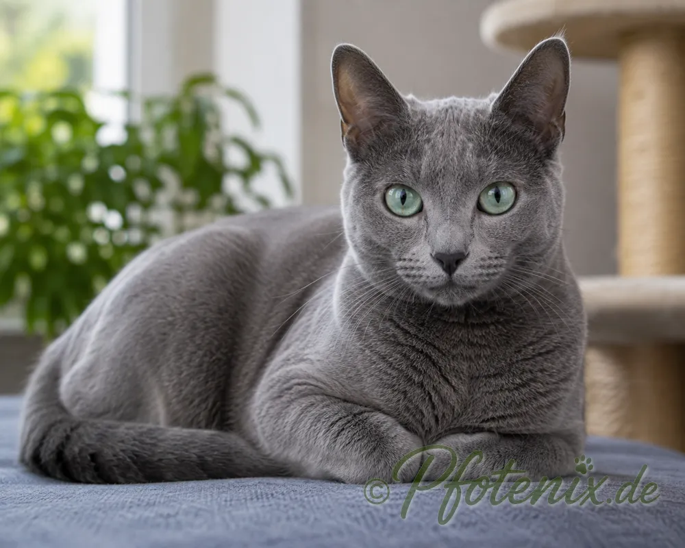 Russisch Blau – elegante Kurzhaarkatze